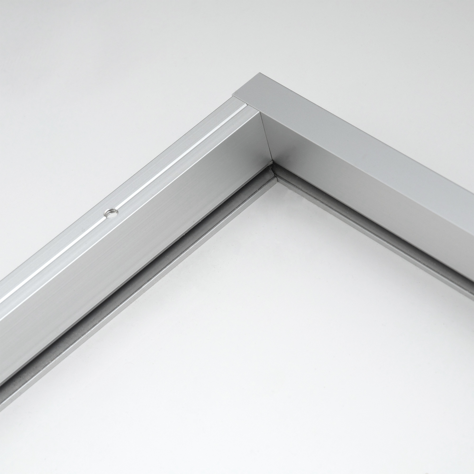 室内アルミサッシ FIX窓 シルバー 樹脂パネル DW-DR013-04-G201 FIX窓の面材（表）
