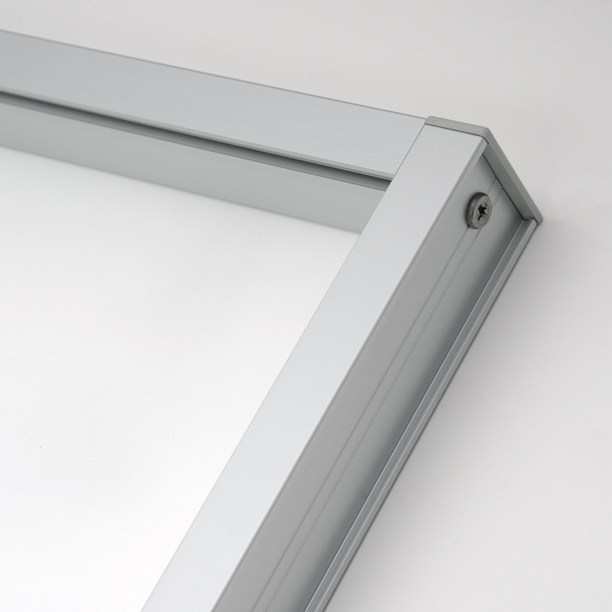 室内アルミサッシ FIX窓＋回転窓 シルバー ガラス DW-DR013-15-G201 回転窓の面材（裏）