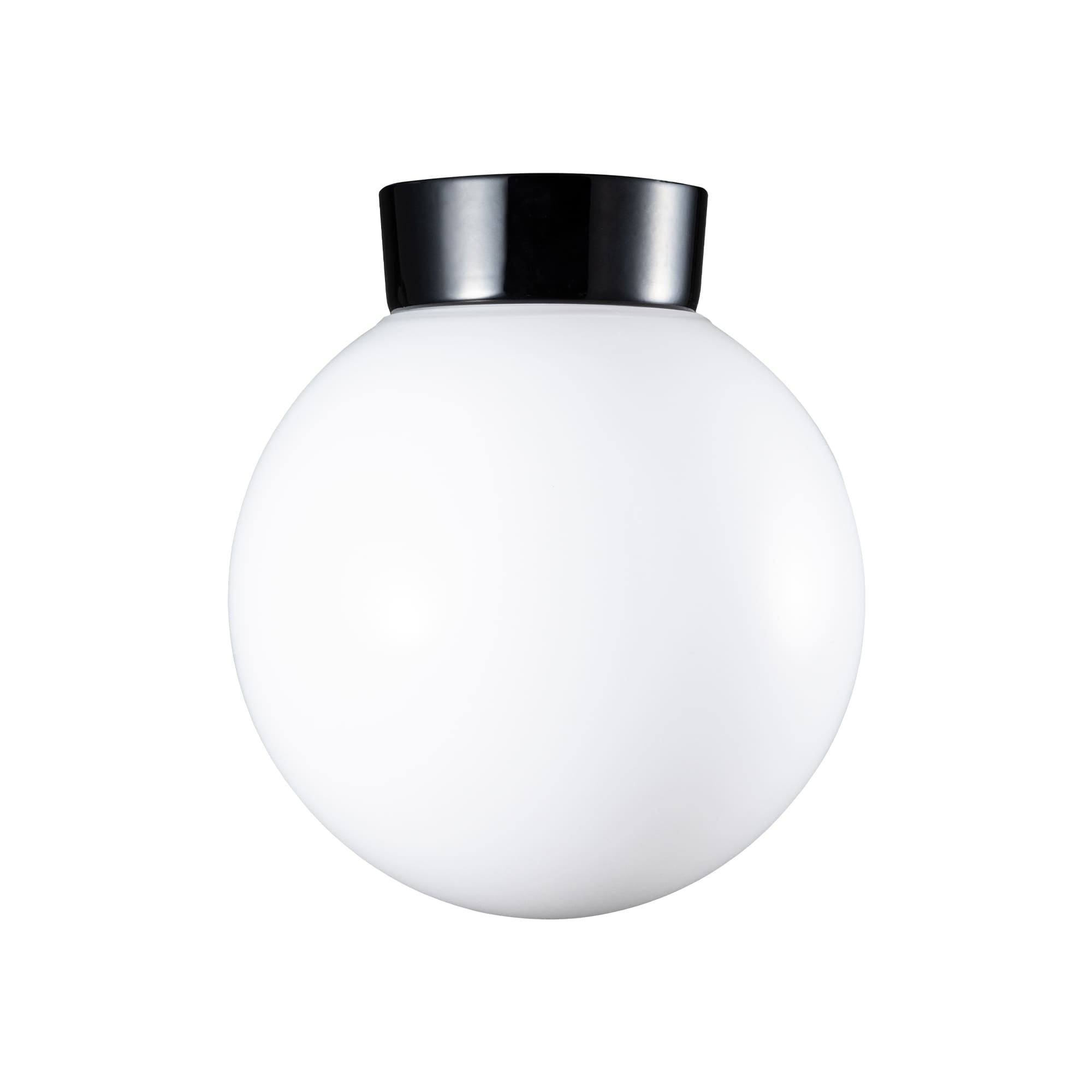 ミルクガラス照明 ブラック ボール（大） LT-BR005-09-G141 ボール（大）