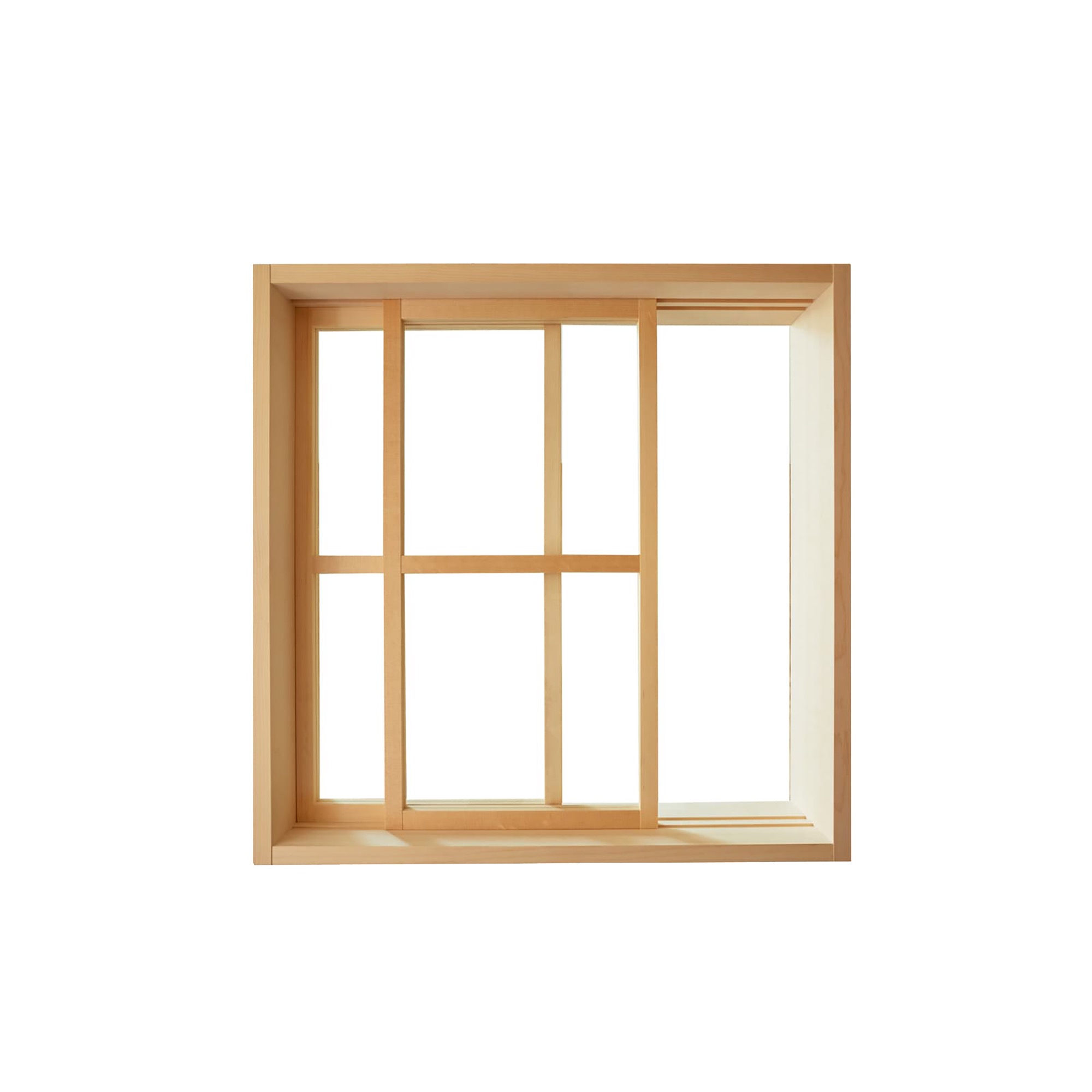 木製室内窓 780角 引き違いタイプ DW-DR008-01-G164