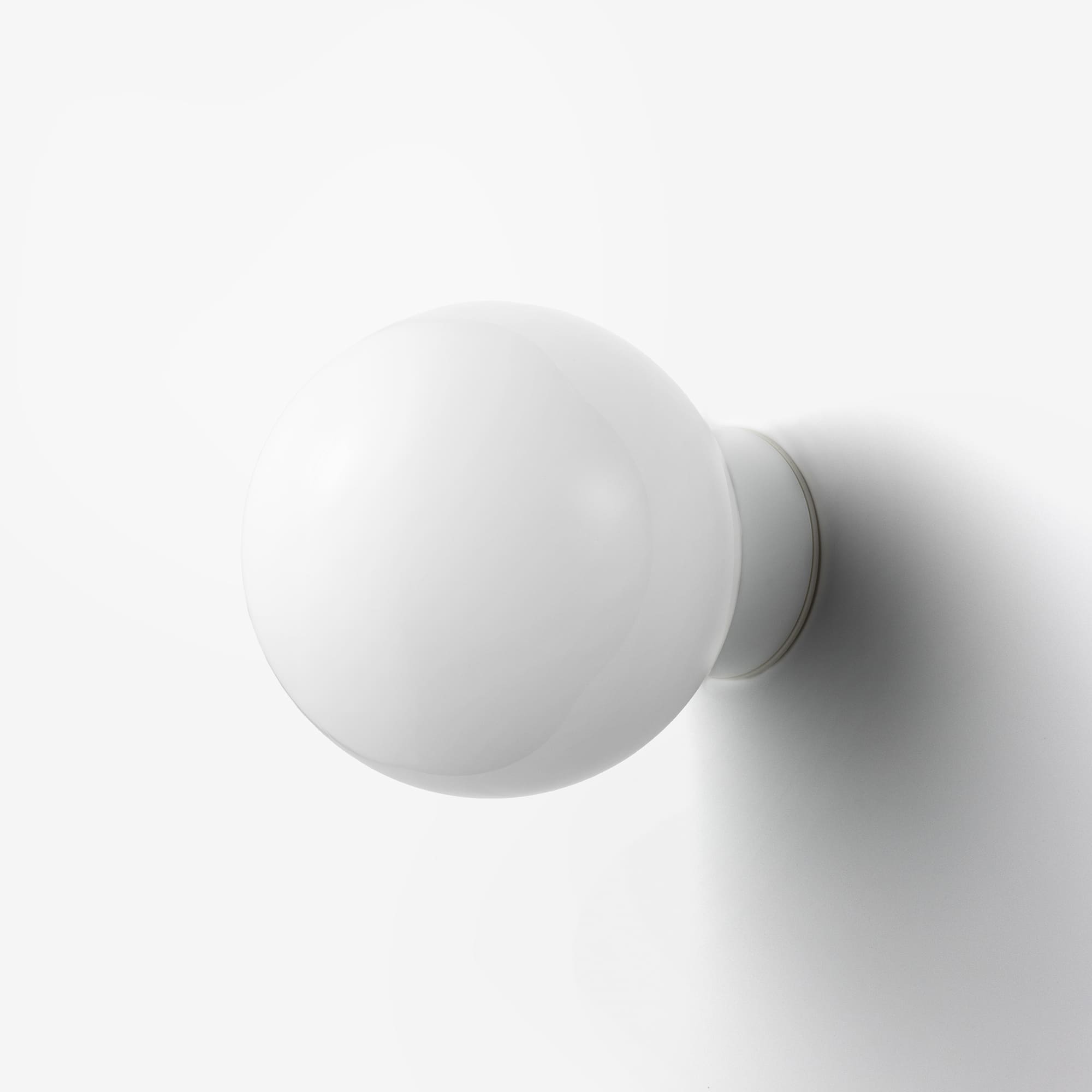 ミルクガラス照明 ホワイト ボール（大） LT-BR005-03-G141