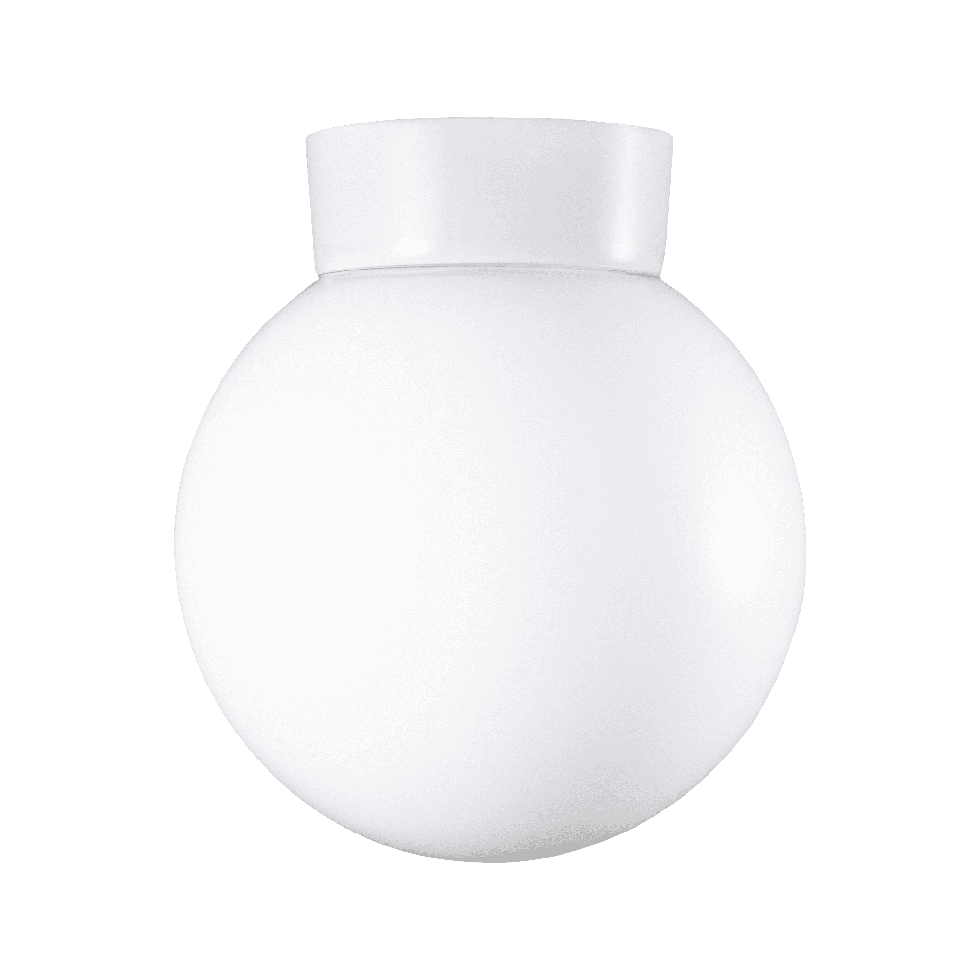 ミルクガラス照明 ホワイト ボール（中）