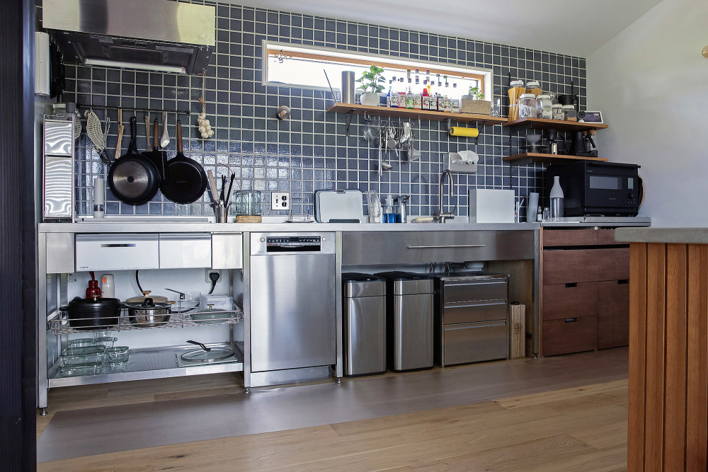 ステンレスフレームキッチン