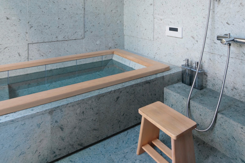 十和田石の風呂