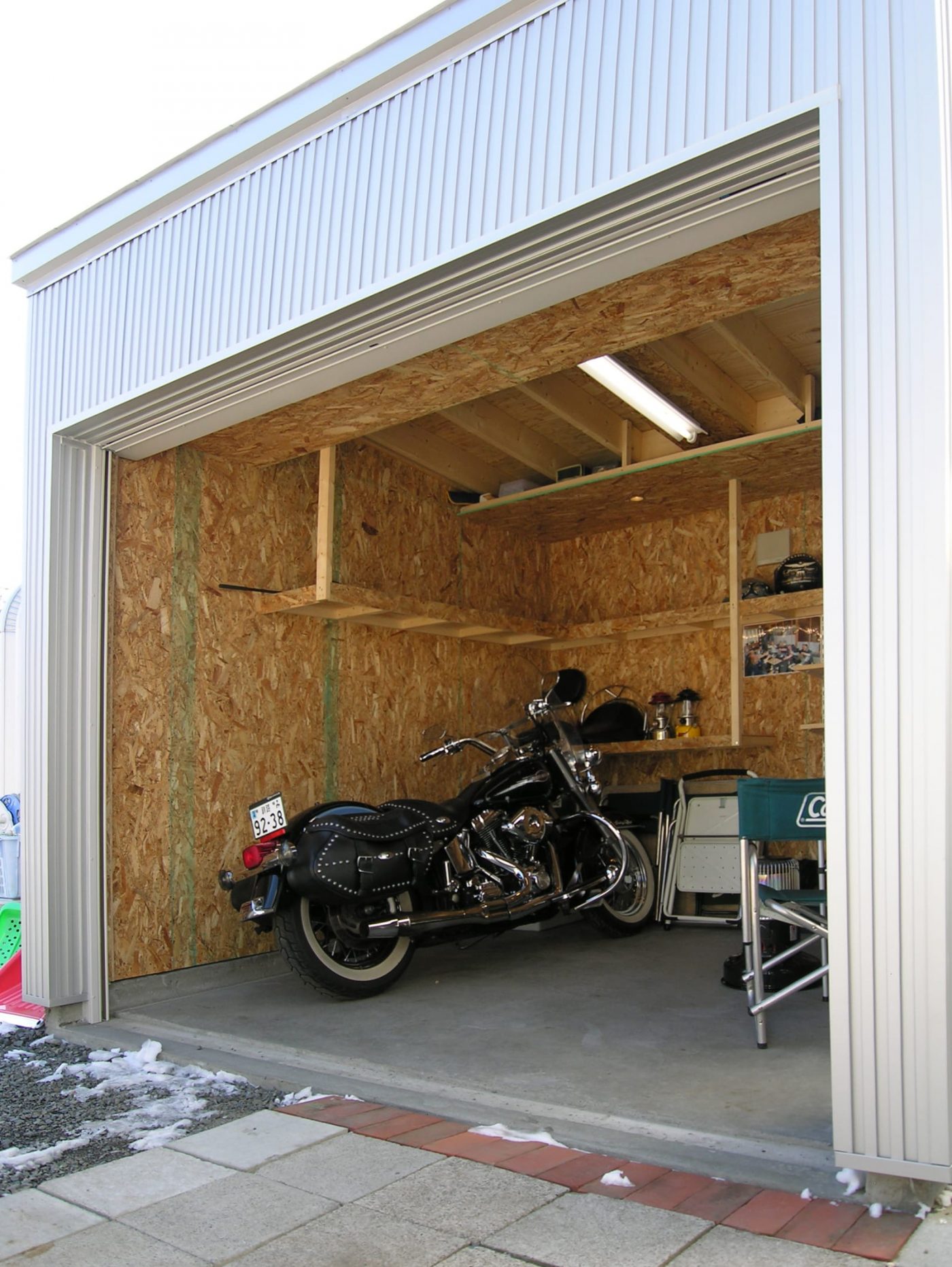バイクガレージにトグル3