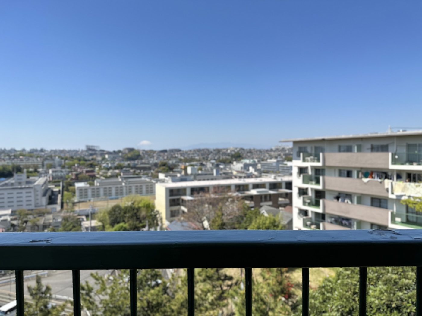 向坂建築設計事務所から見える横浜の眺望。