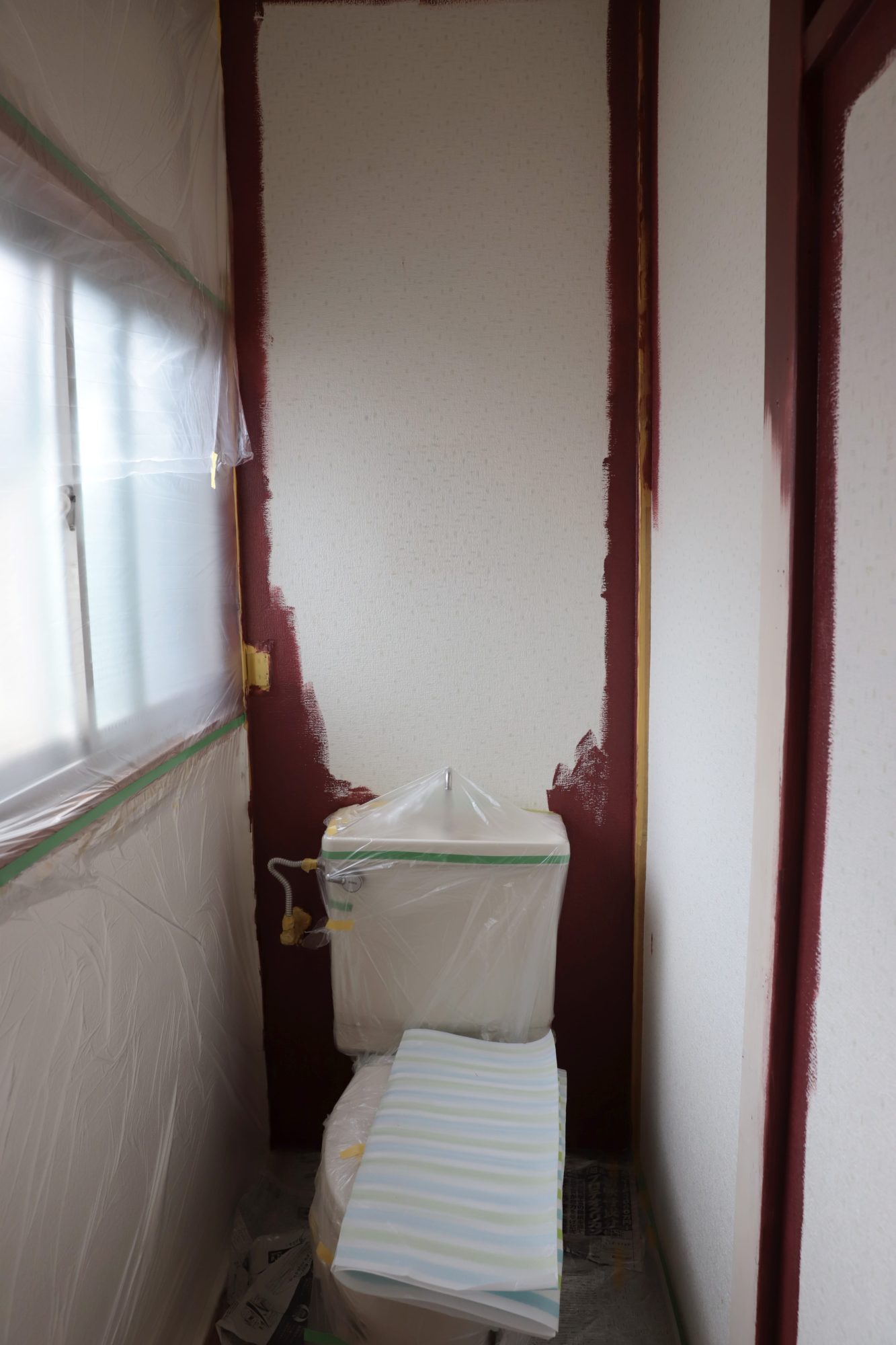築古戸建のトイレ改装！壁と天井を『ベンジャミンムーアペイント』で塗ってみた144