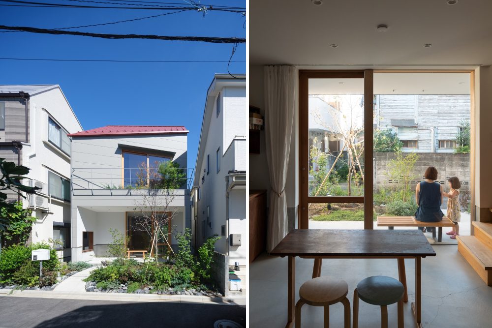 南北の路地を結ぶ、2つの庭と土間。ゆるやかに街に開く家 | toolbox
