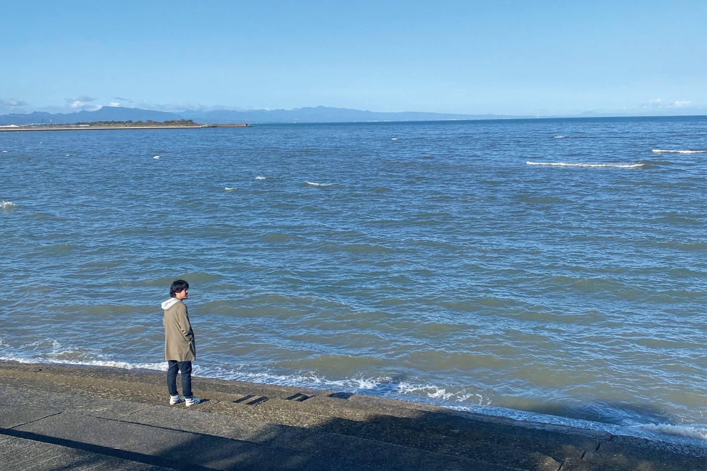 大分出張のスケジュールを終えて、観光中の椎野さん。お疲れ様でした！