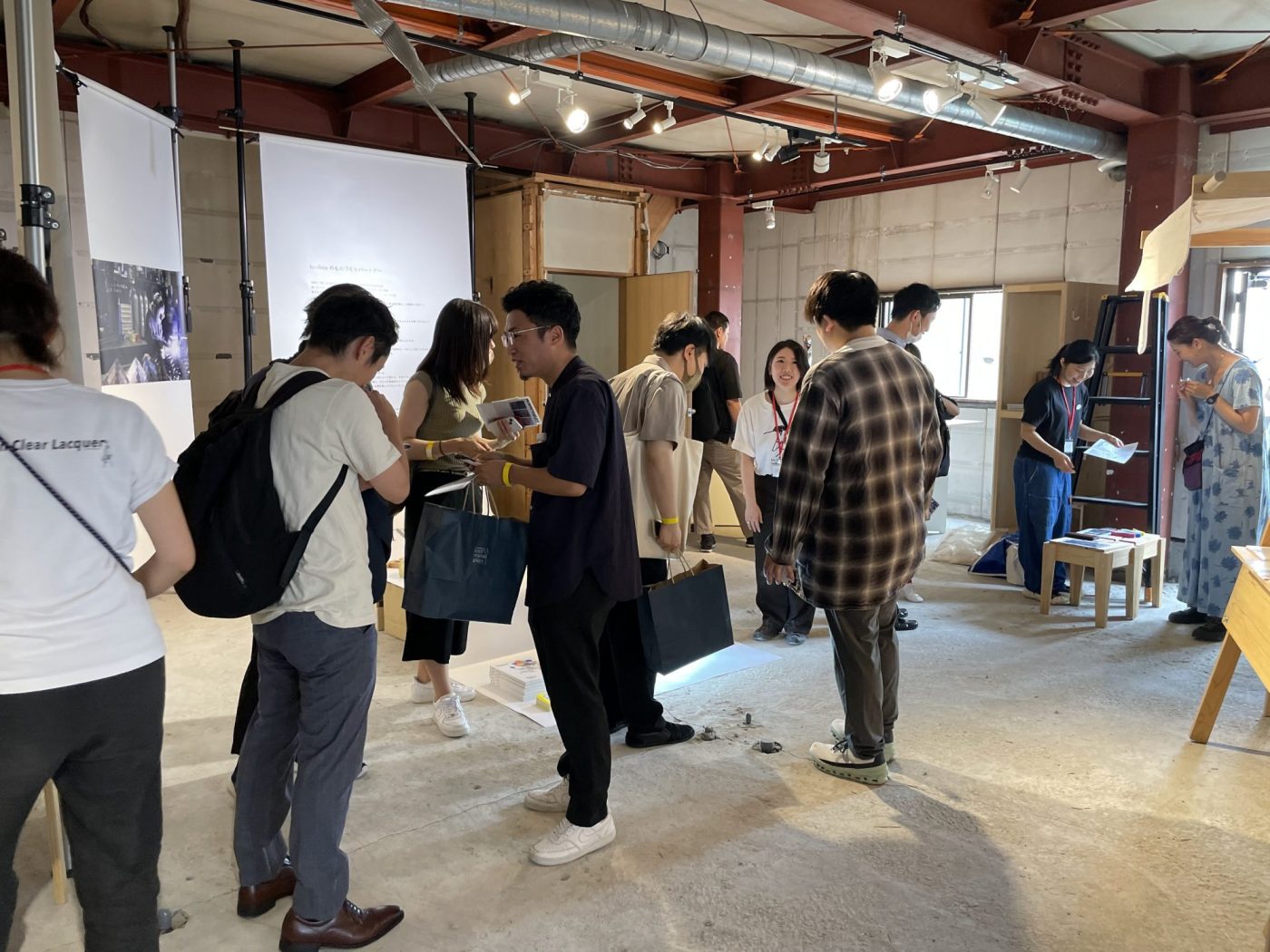 昨年出展した様子。「大阪ショールームのオープン、楽しみです！」と嬉しいお言葉をリアルで聞くことができ、「頑張らなきゃな…！」と決意を新たにしました。