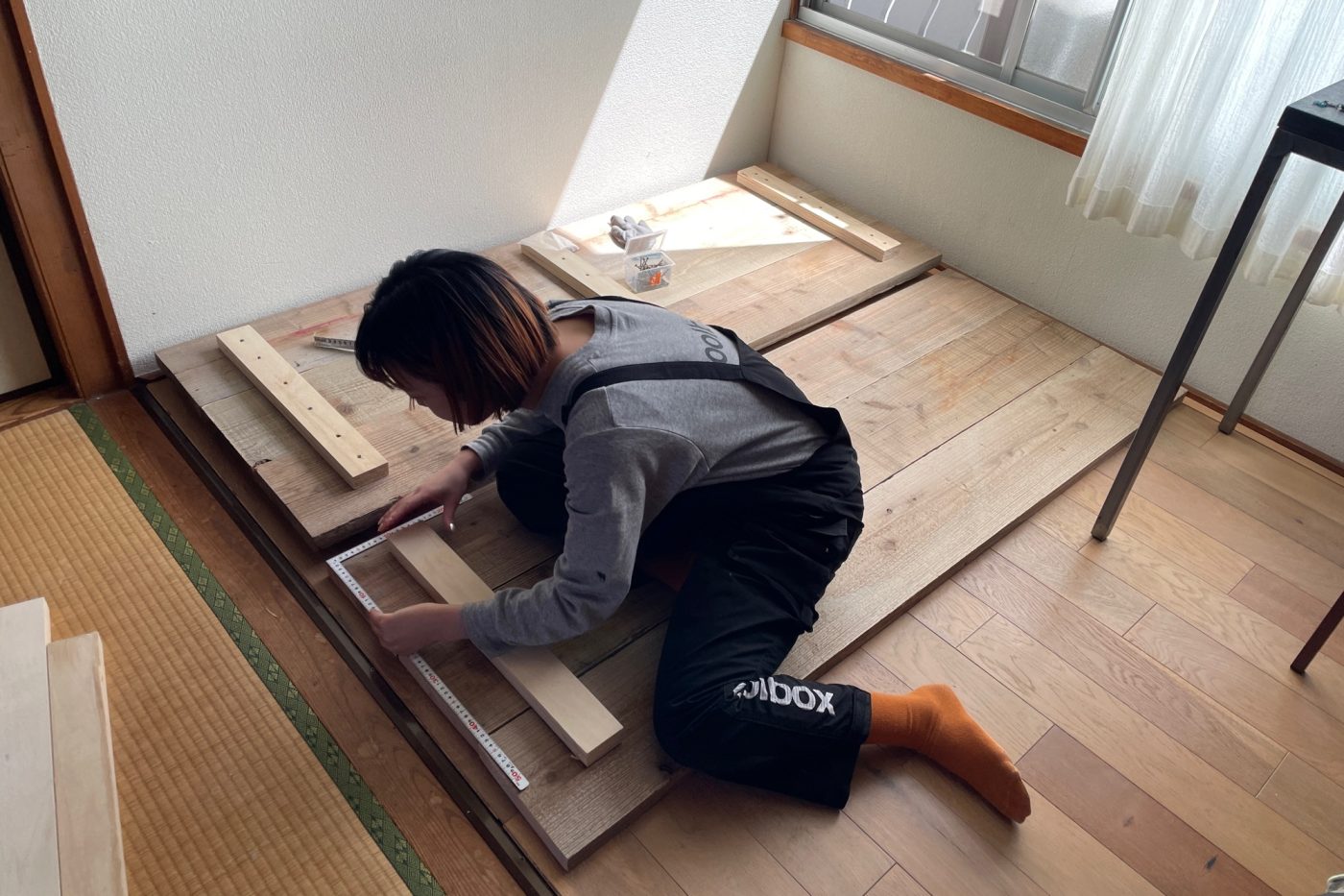 収納にもなる​​「ソファ風ベンチ」をつくってみた！87