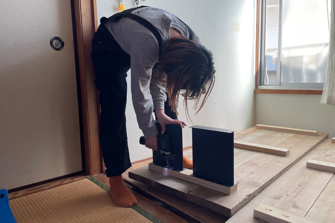 収納にもなる​​「ソファ風ベンチ」をつくってみた！96