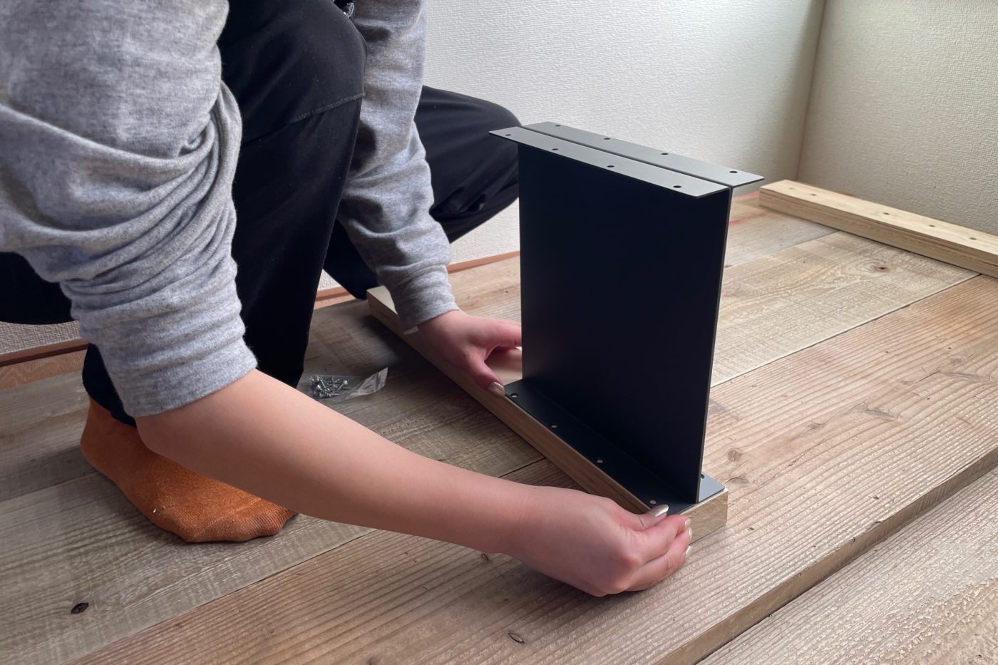 収納にもなる​​「ソファ風ベンチ」をつくってみた！94