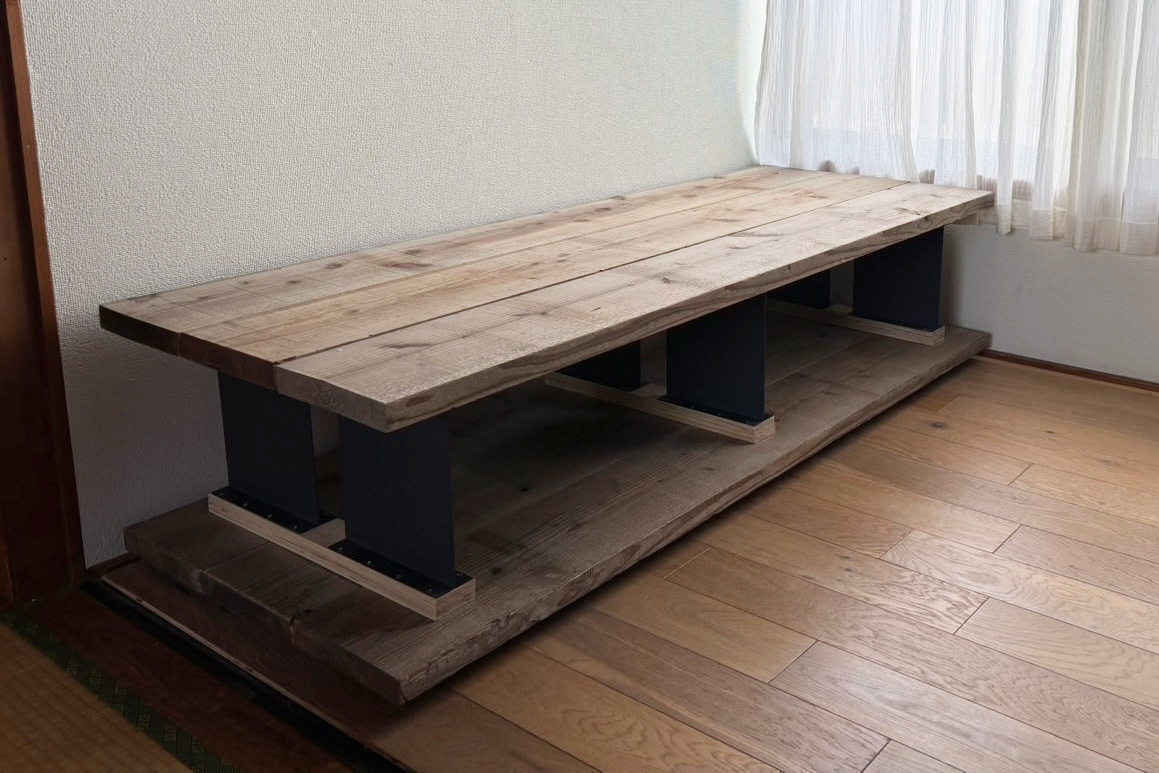 収納にもなる​​「ソファ風ベンチ」をつくってみた！111
