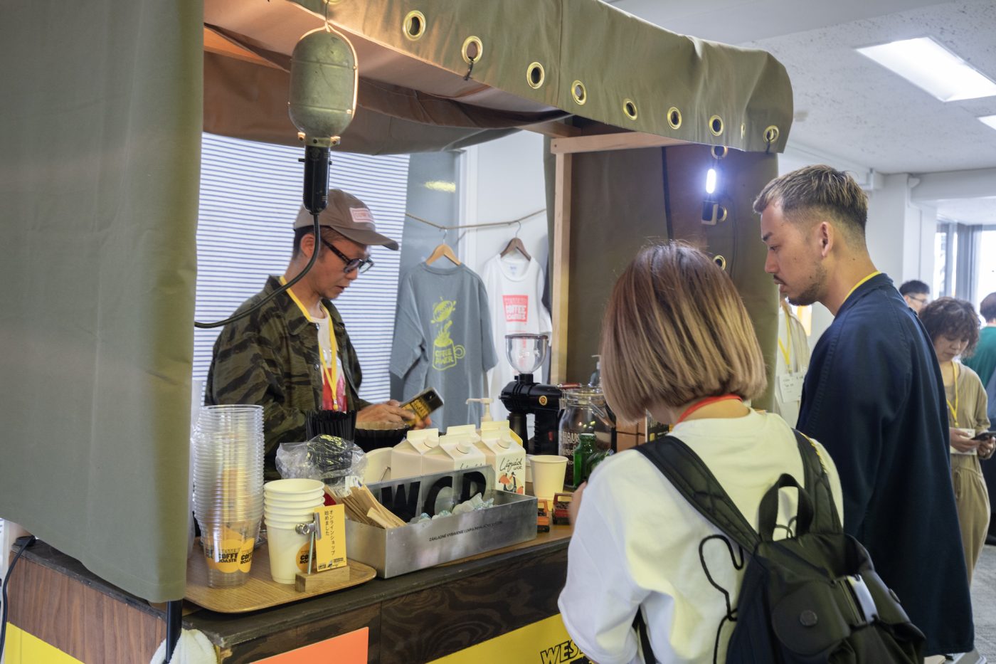 社長自らハンドドリップしてご提供。本格コーヒーを味わえました！