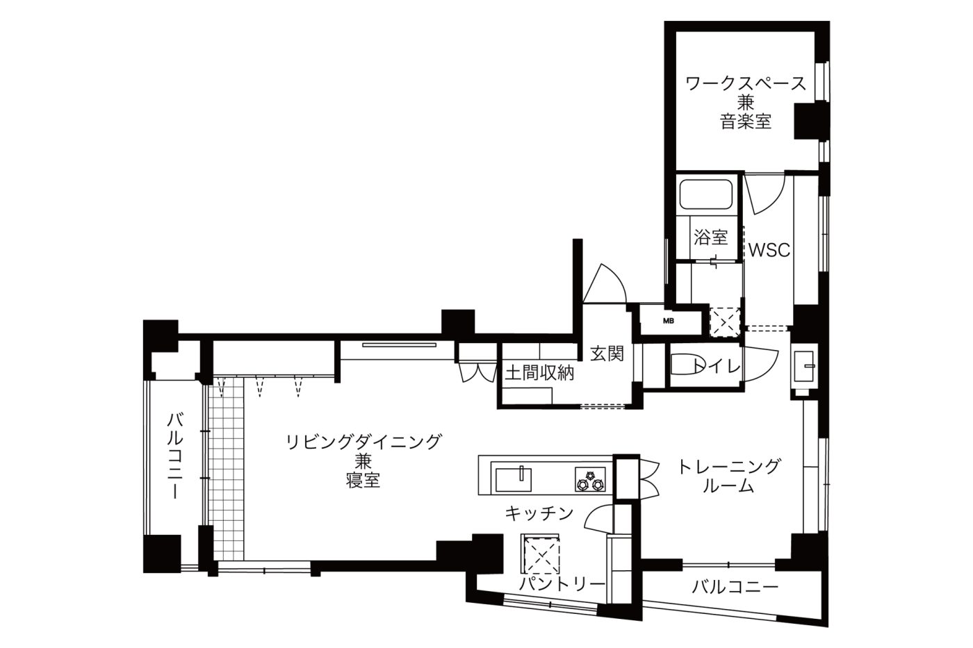 仕事も育児も趣味も、家がすべての拠点になる。職住一体のマンションライフ1