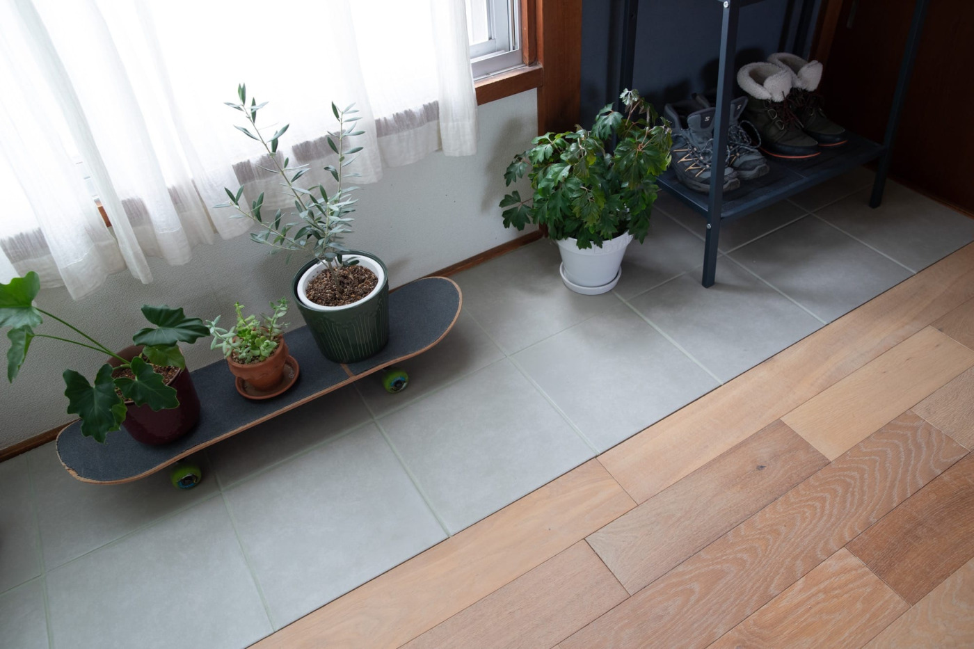 「土間タイル」を貼って、植物を育てる“インナーテラス”をつくってみた！187