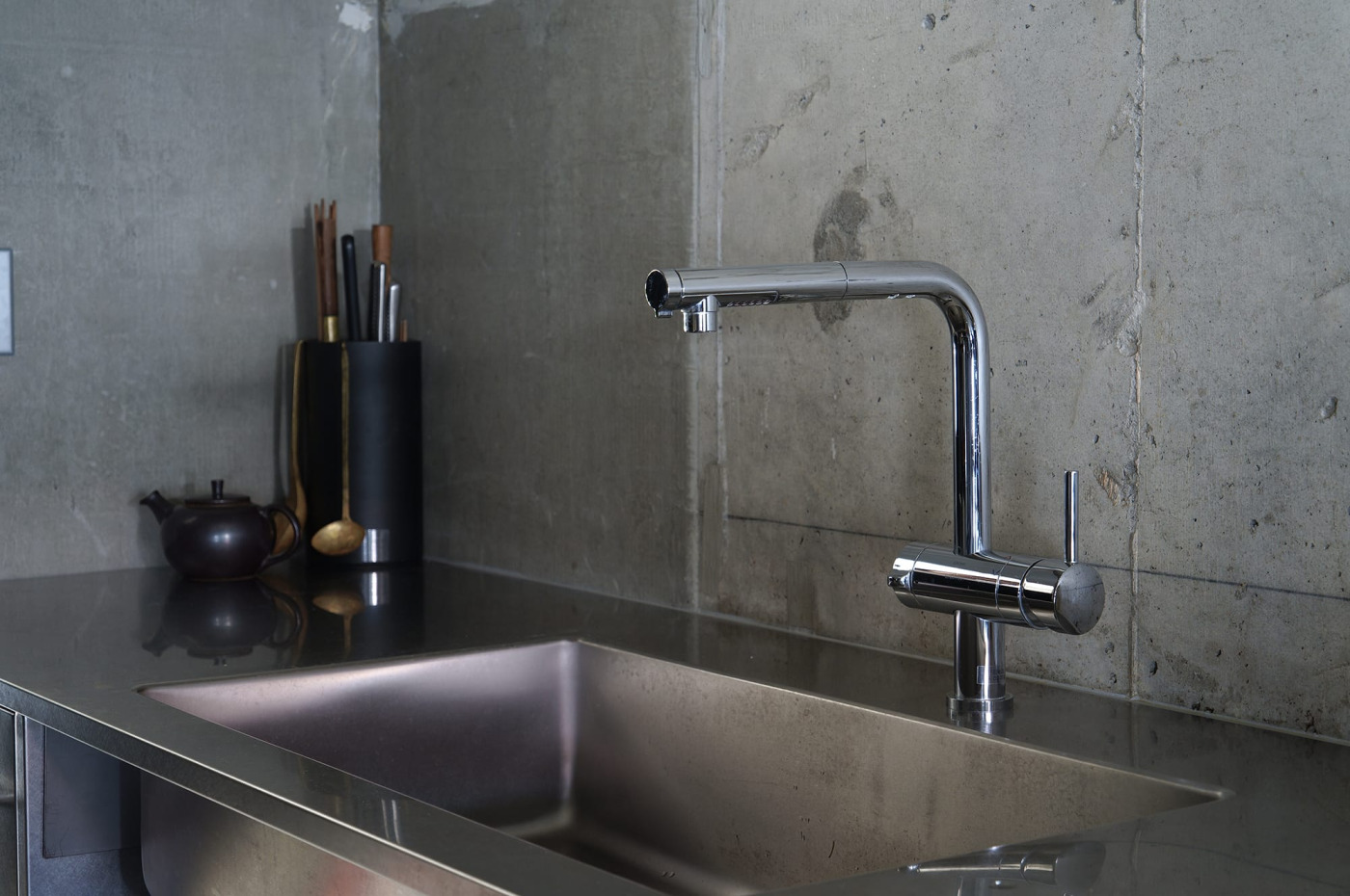 ②浄水切り替え水栓