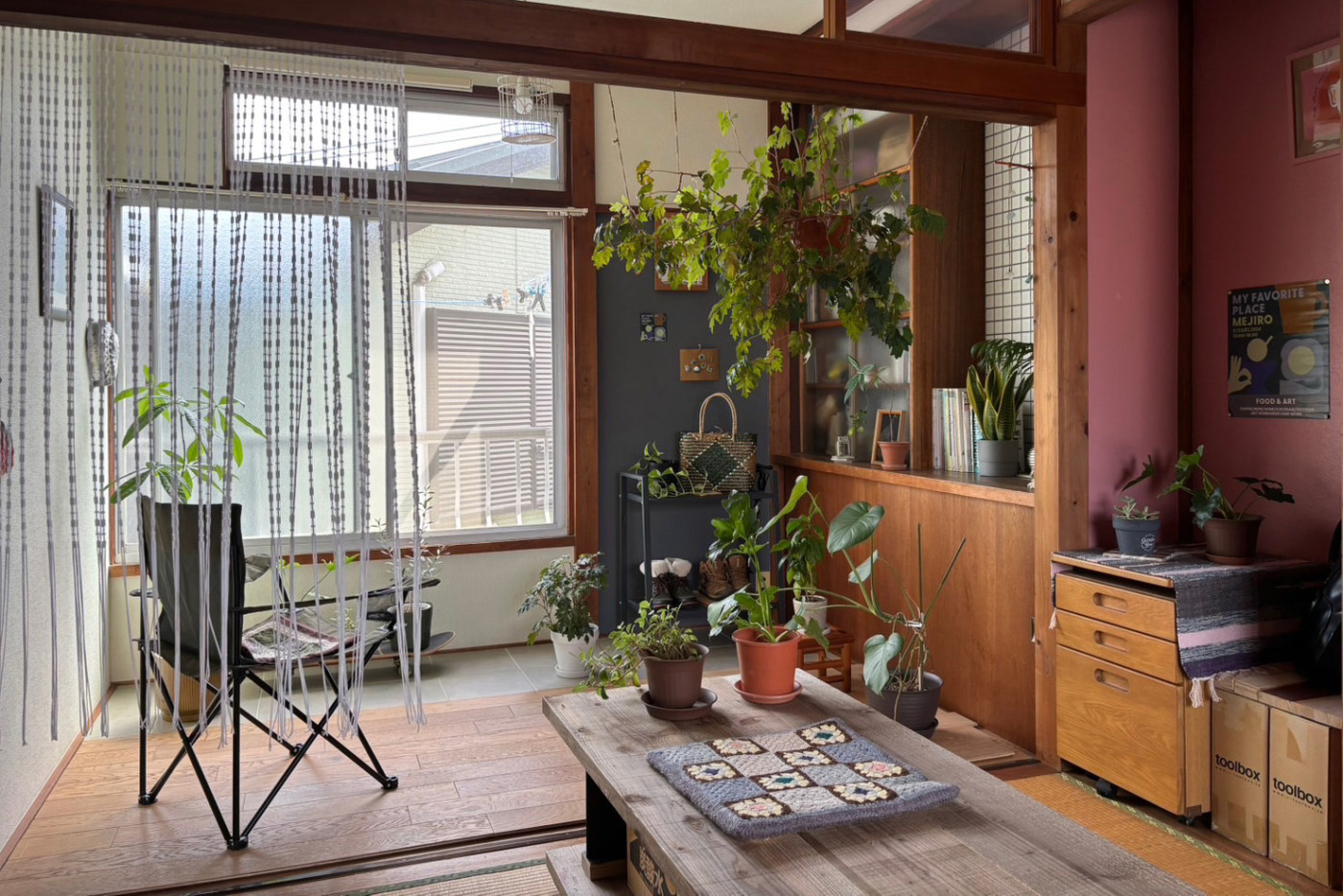 「土間タイル」を貼って、観葉植物を育てる“インナーテラス”をつくってみた！187