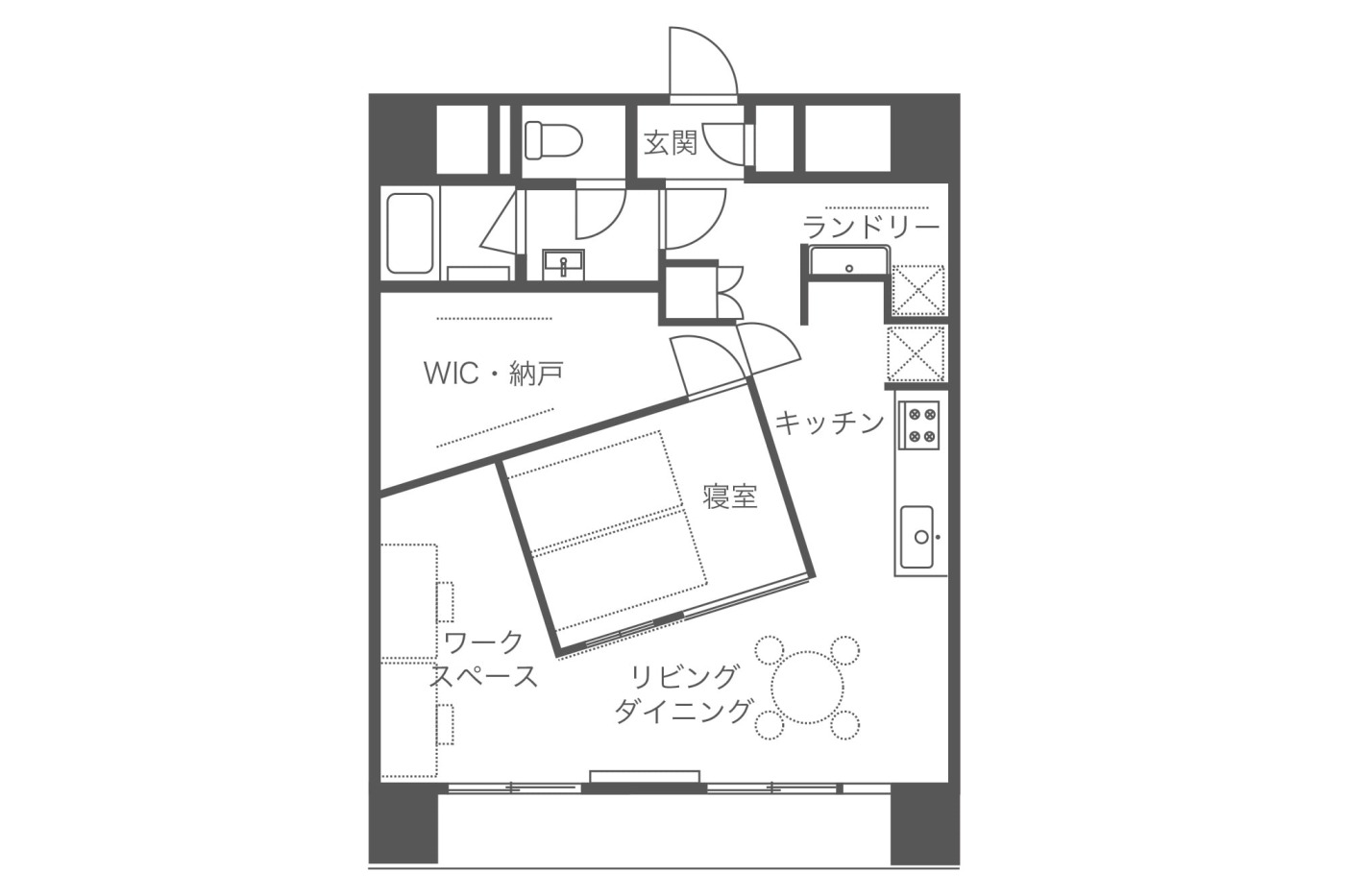 「長く住む家」だから、着飾りすぎず、シンプルに。変わっていく暮らしを受け入れる“素地”の家1