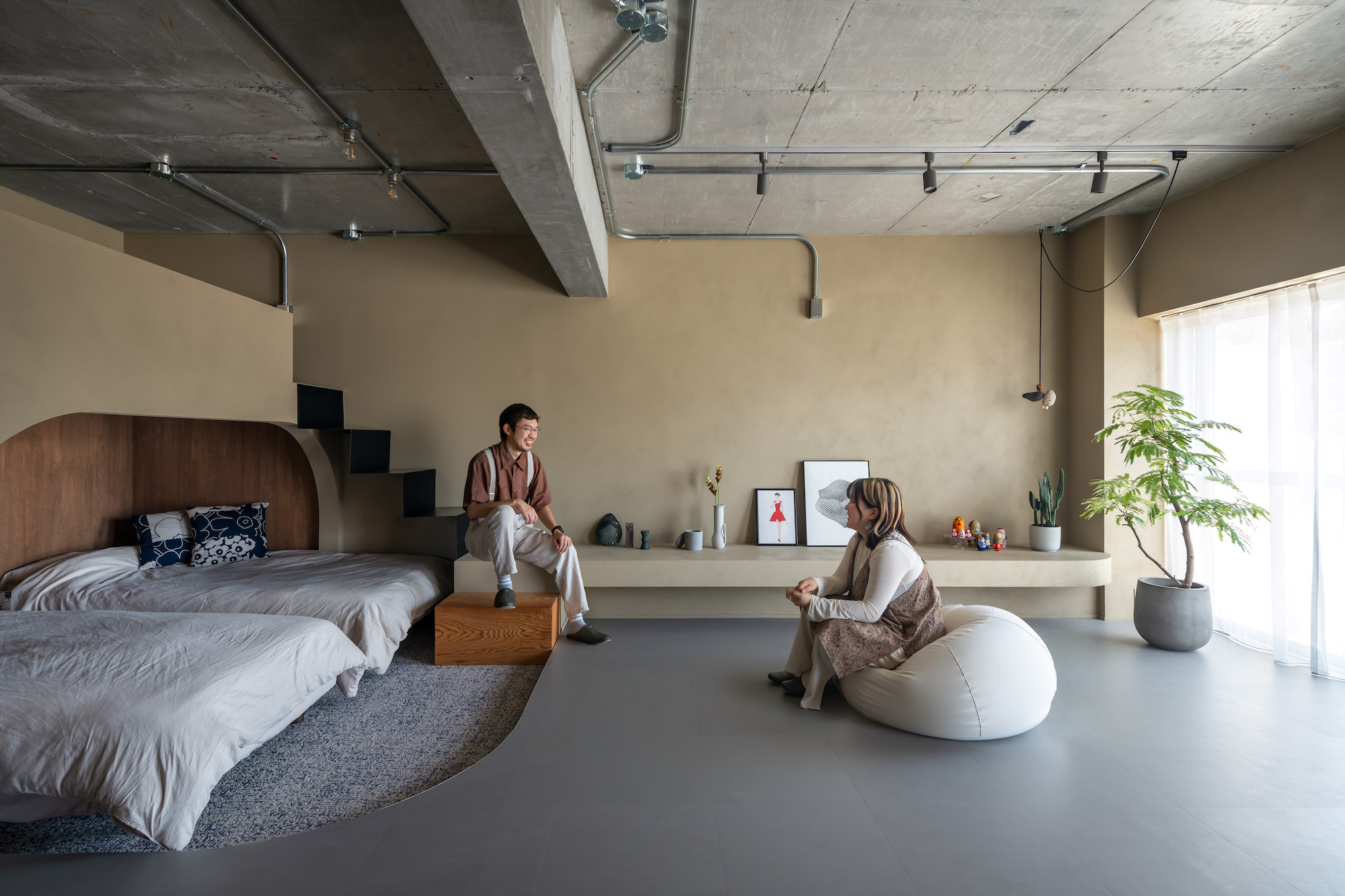 “遊郭建具”で暮らしを仕切る・繋ぐ。ワンルームに広がる多様な居場所Vol.1