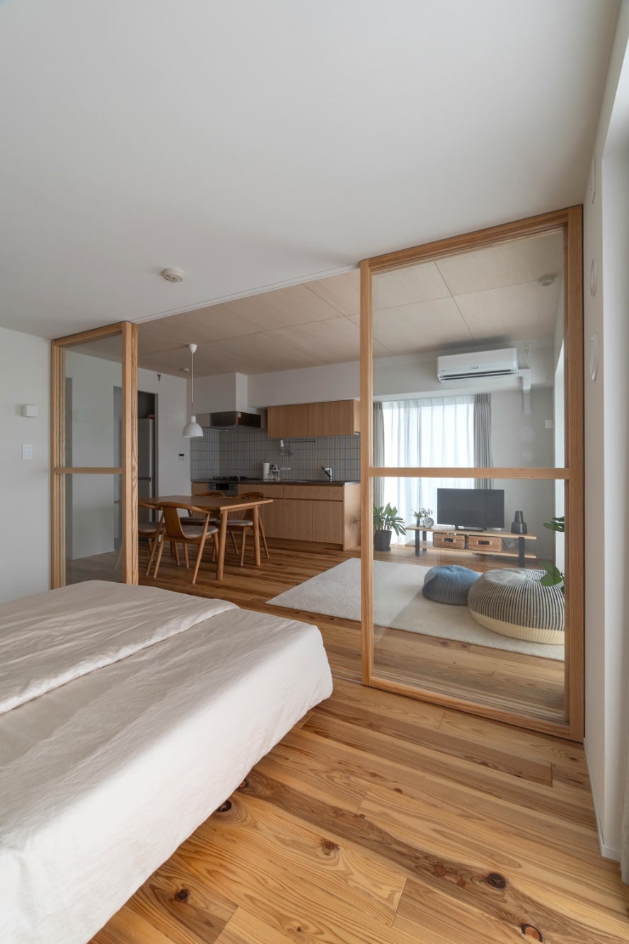 “引き戸”と“引き算”でデザインした、わたしたちの心地よさ9