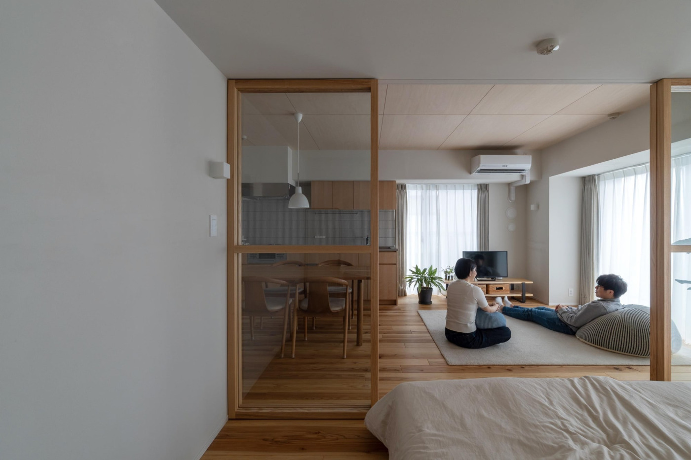 “引き戸”と“引き算”でデザインした、わたしたちの心地よさ15