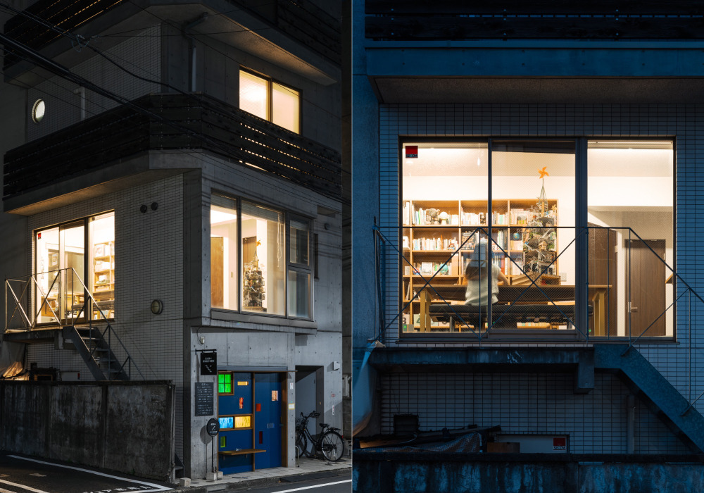 世界中の大小さまざま、色イロなガラスたち。窓から覗けて座れる、まちのBARのエントランス改装 vol.4