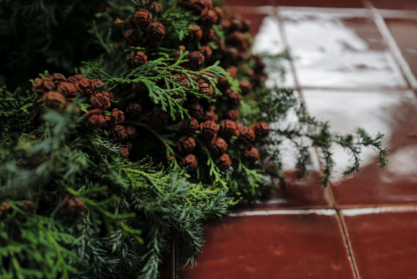 飾るも楽しむ、X’masリースワークショップ開催2