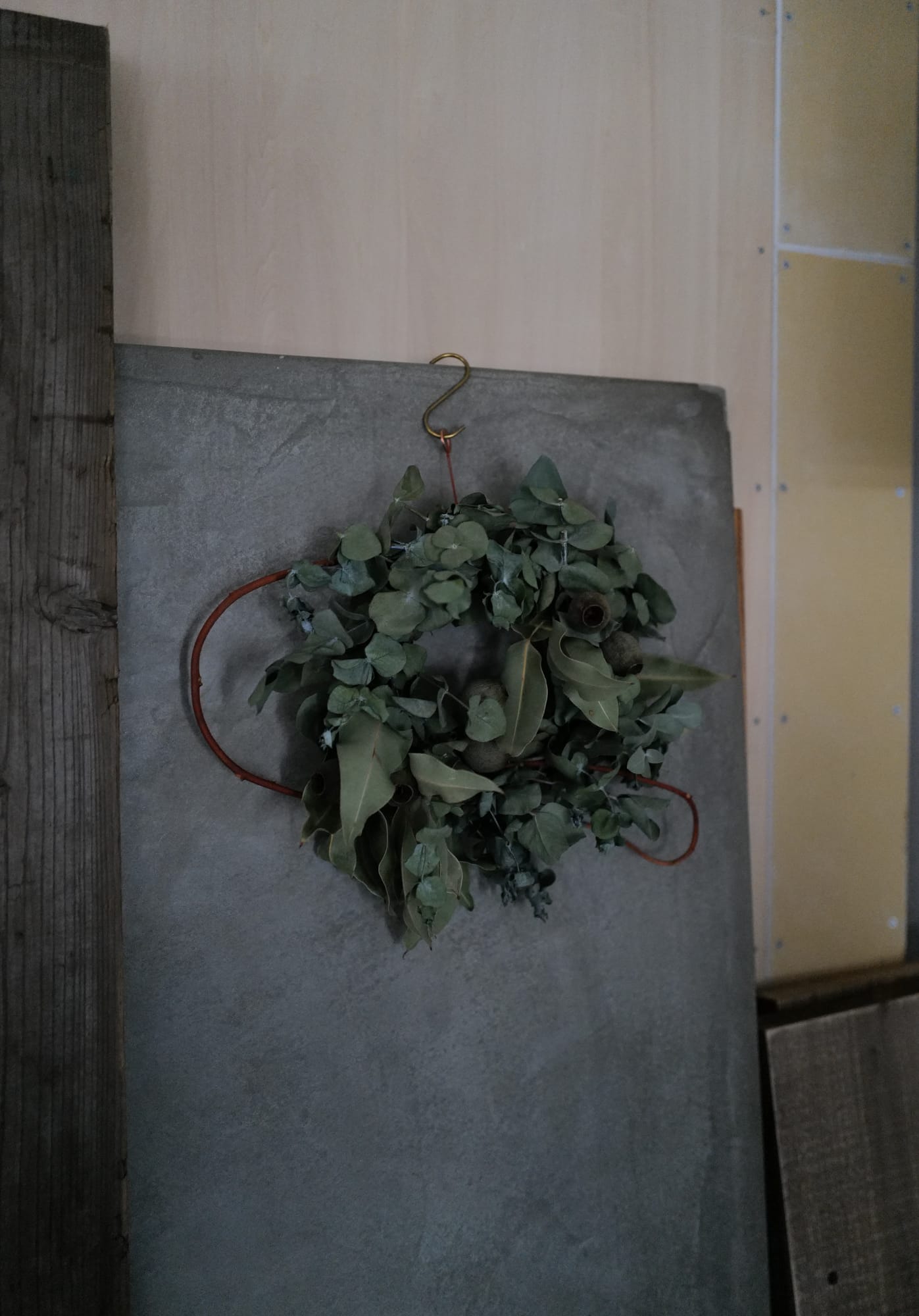 飾るも楽しむ、X’masリースワークショップ開催8