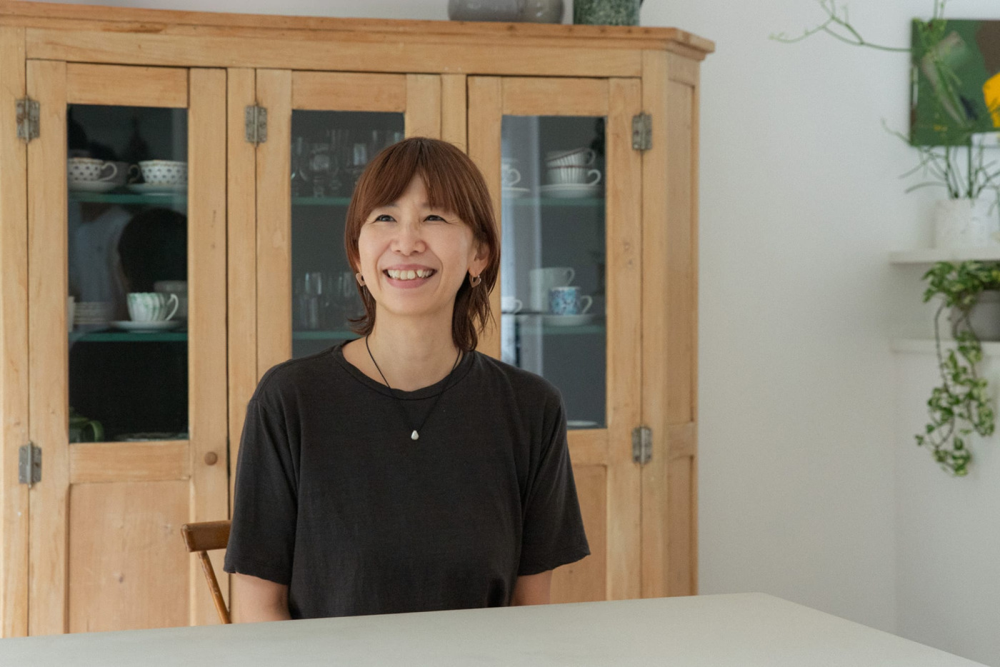 佐藤友子さん。大好きなものを語ってくださる時の笑顔が魅力的でした。