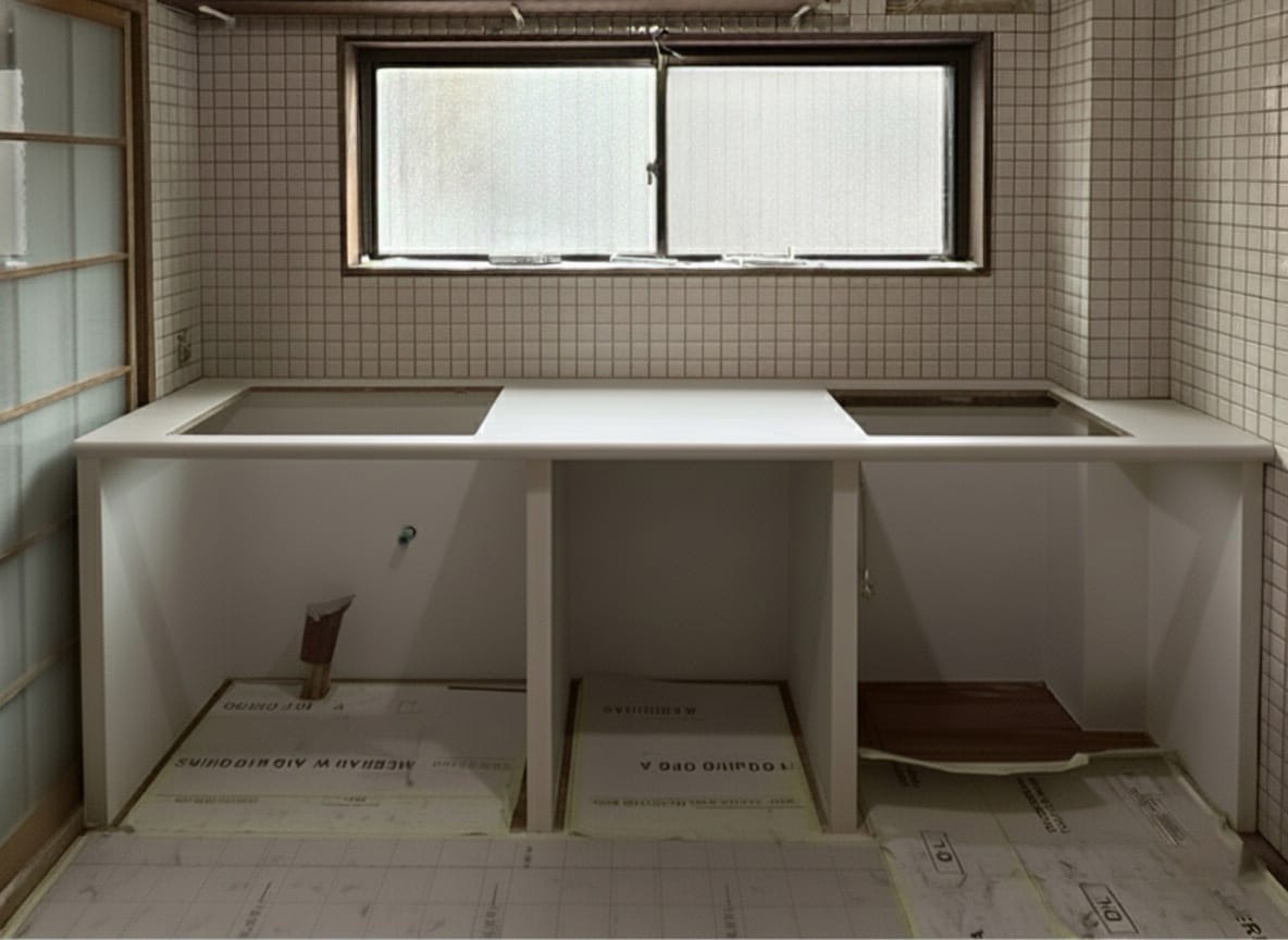 ほぼ解体なし、在宅工事で2週間。“台所”の痕跡を残した戸建てのキッチンリフォーム23