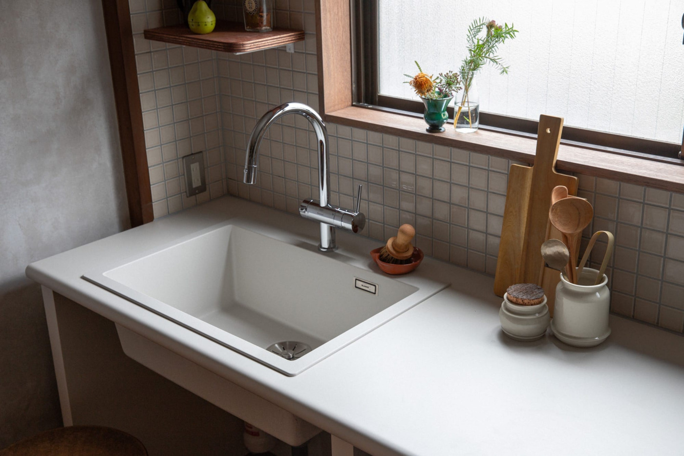 ほぼ解体なし、在宅工事で2週間。“台所”の痕跡を残した戸建てのキッチンリフォーム21