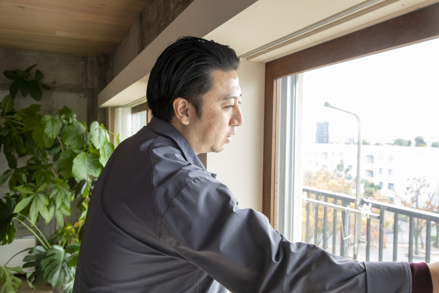 開発パートナーの清水忠昭さん。