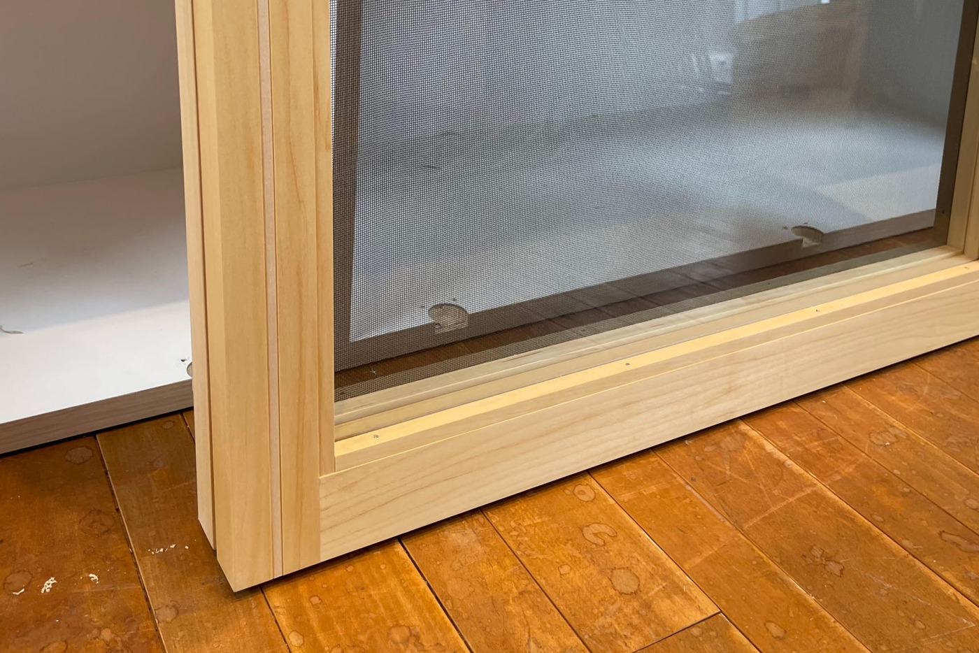 かんたん納まりの試作品。