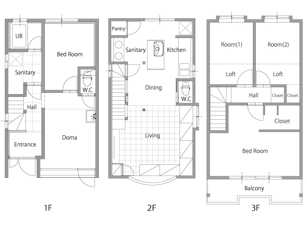 実家を引き継ぎ、“集まるリビング”を中心に再構築した、3世代6人の住まい1