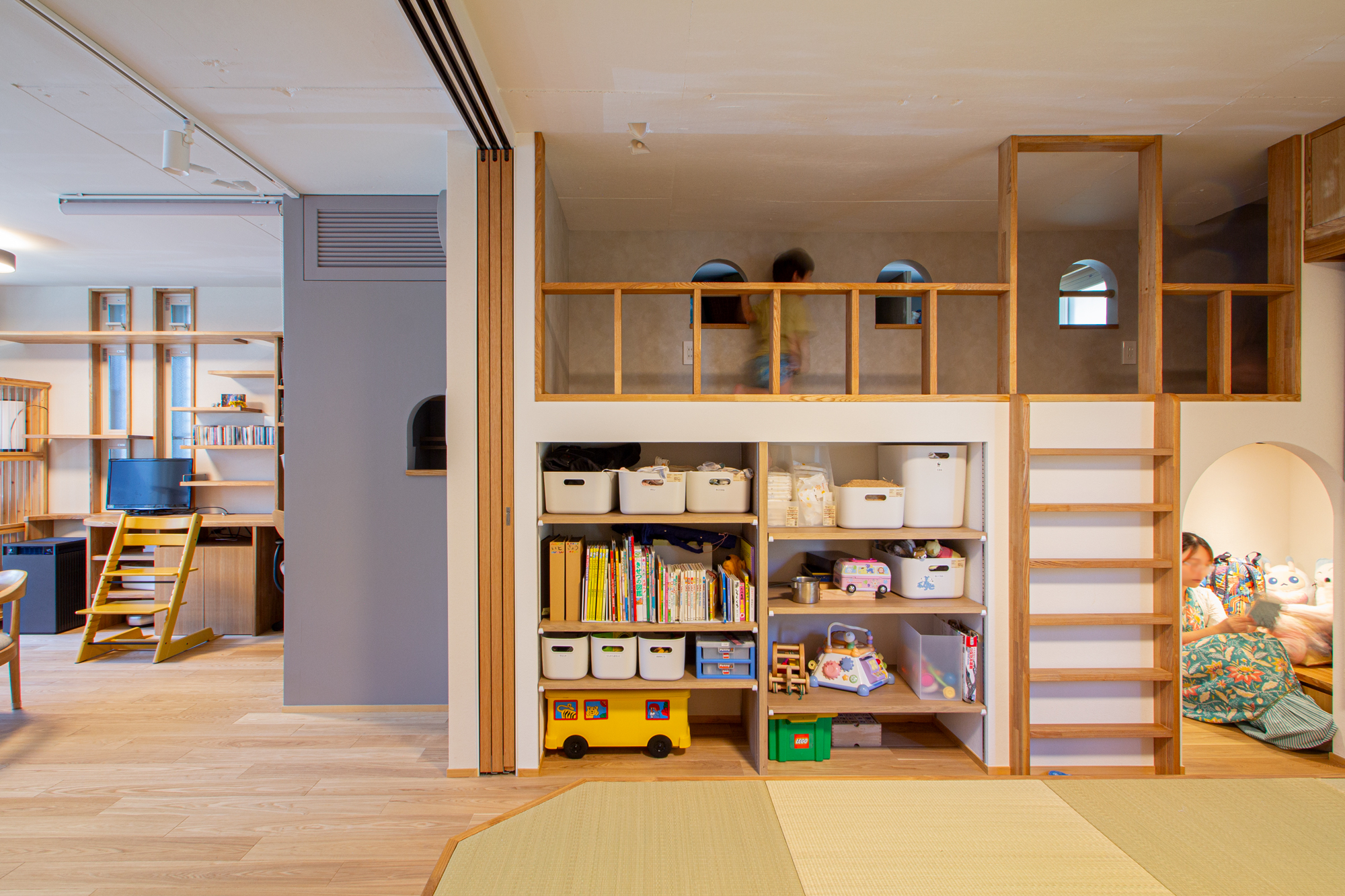 60㎡に4人＋猫、でも窮屈じゃない。用途を重ねて居場所をつくるマンションリノベ vol.3