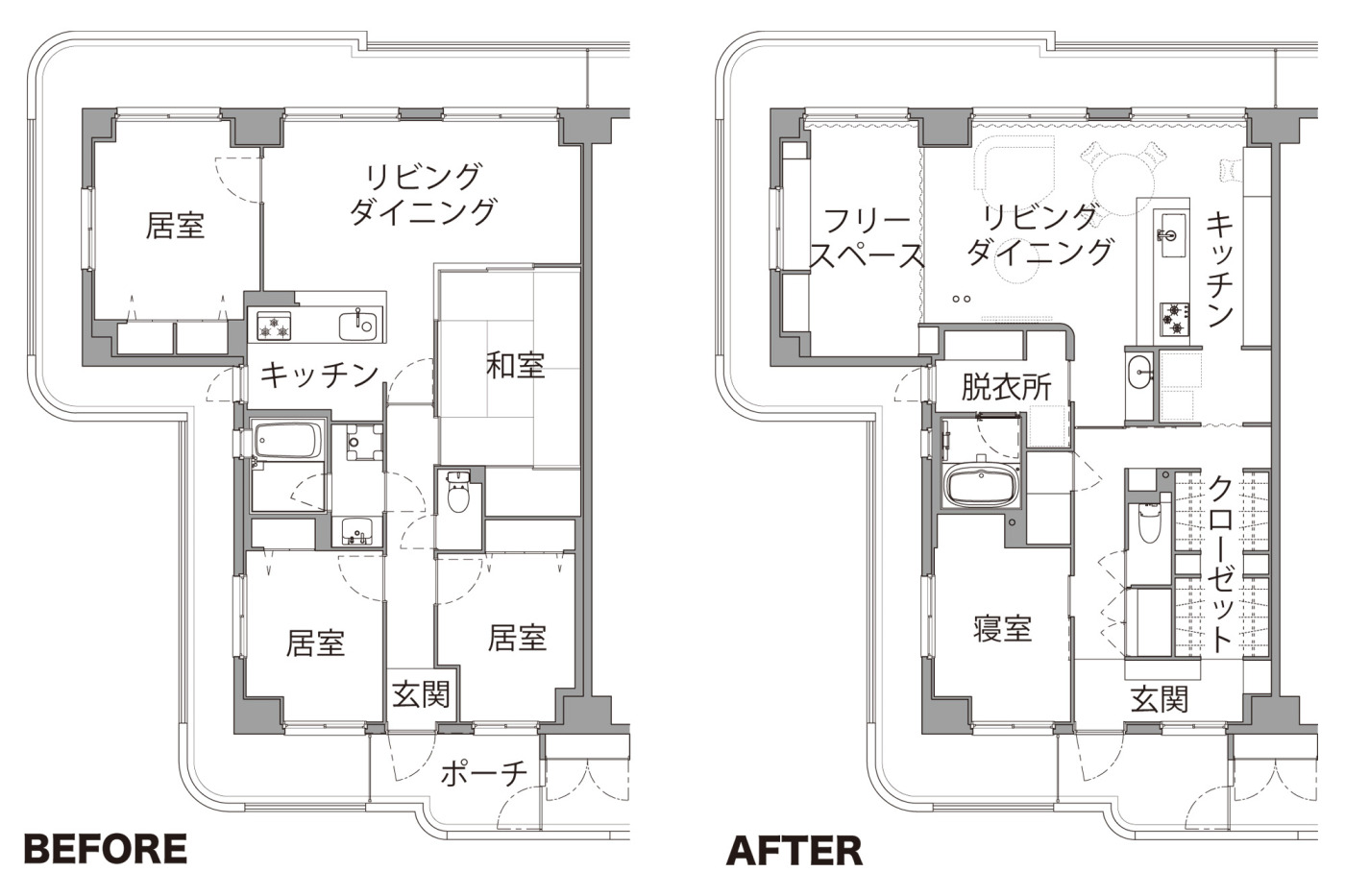 「8の字動線」で家事も子育ても自然に回る。家族の未来も受け止める、可変性のある住まい1