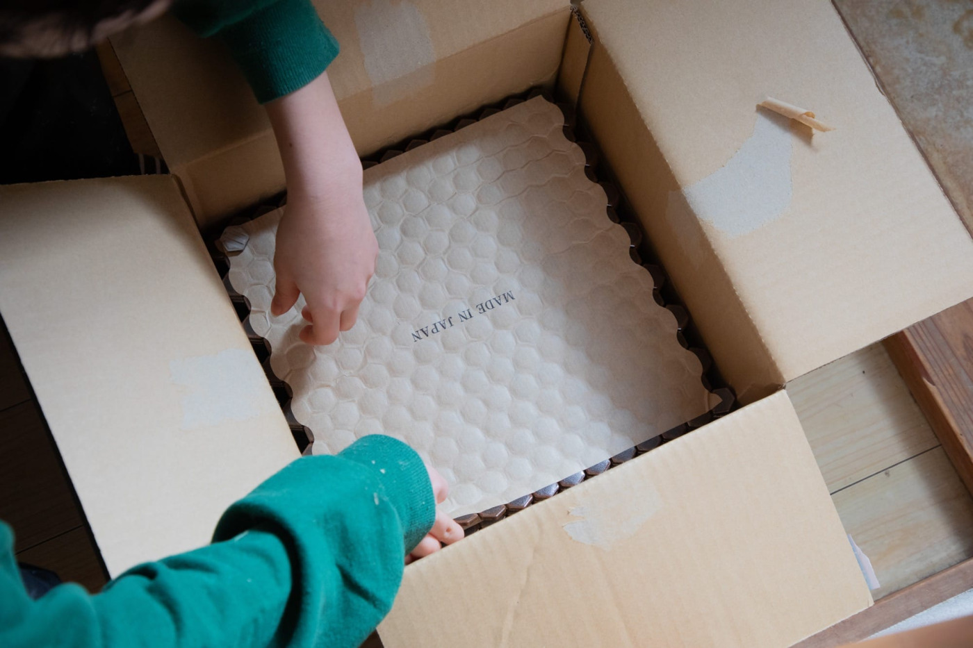 塩ビシートだった、築古戸建のトイレ床を『ハニカムタイル』に変えてみた！42