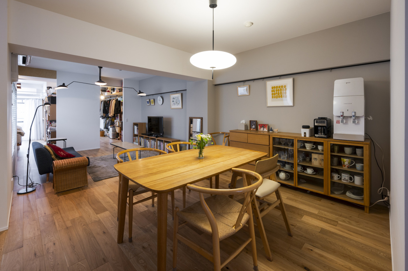 縦長住戸でも光が届く空間はつくれる！光と風、人の動きもぐるりと回遊する住まい5