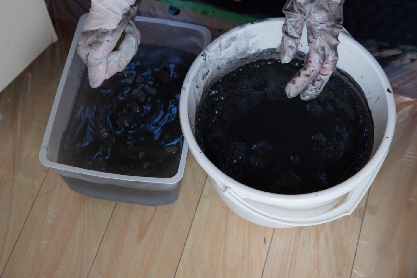 塩ビシートだった、築古戸建のトイレ床を『ハニカムタイル』に変えてみた！152