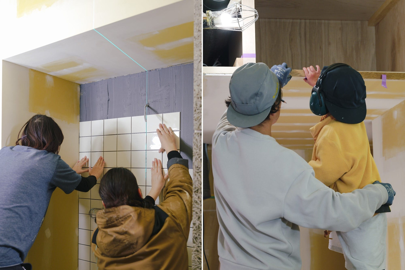 家づくりのパートナーに選んだのは、施主参加型の家づくりを提案している建築集団「HandiHouse project」の一員である中田製作所。設計から工事まで家づくり全てのプロセスを二人三脚で行いました。