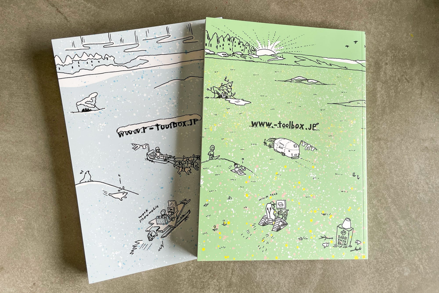 裏表紙も小ネタがちりばめられています。