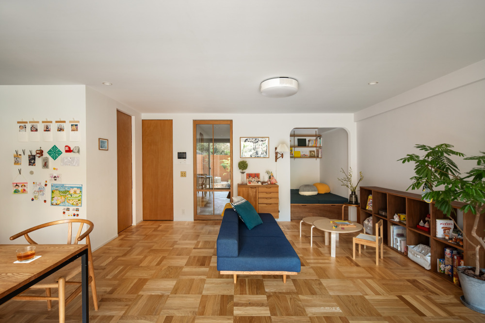 今日はどっち？気分で選べる、のびのびリビングとおこもりヌックのある暮らし　vol.6