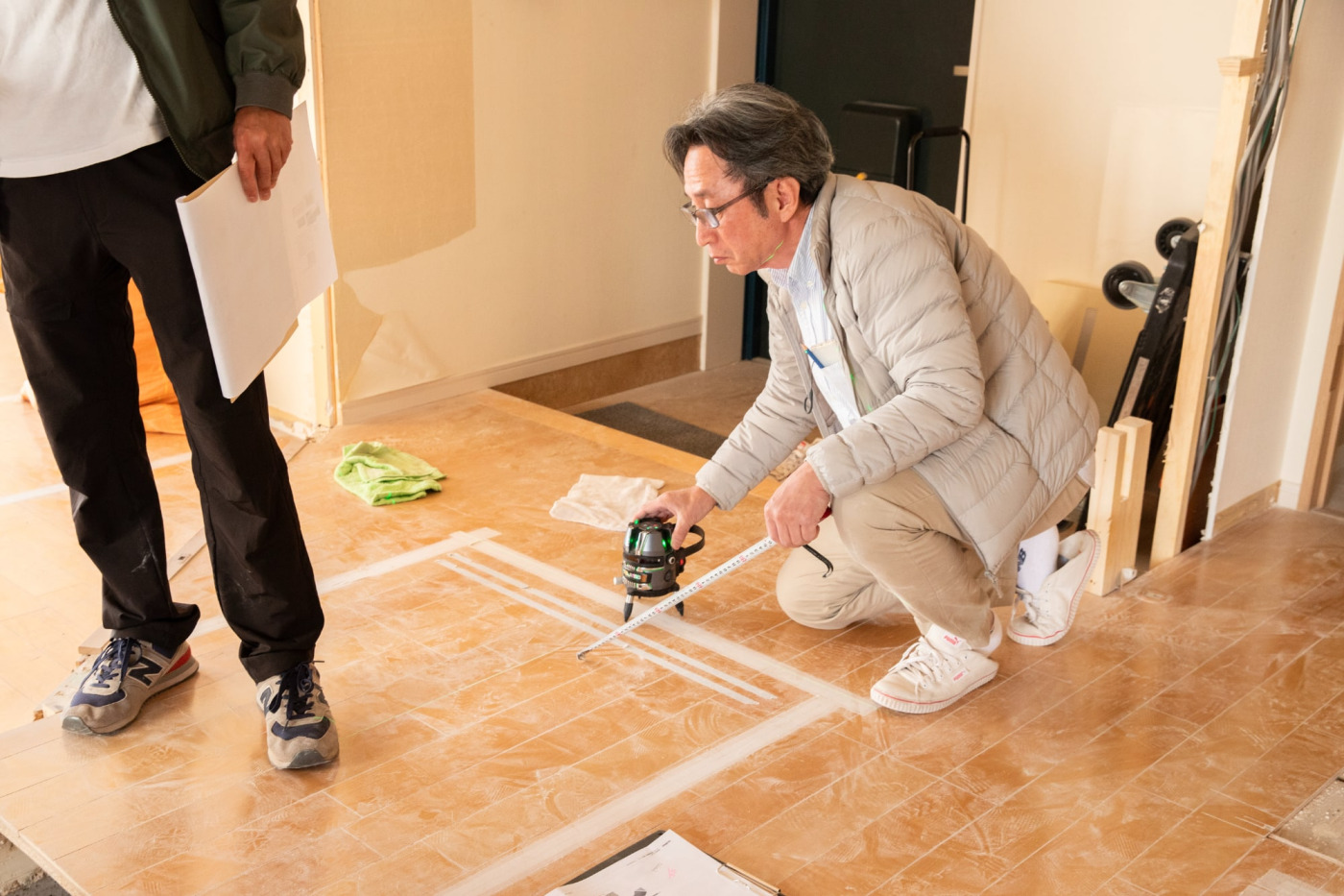 昨年秋に入社したての新人でありながらベテランである、田井。