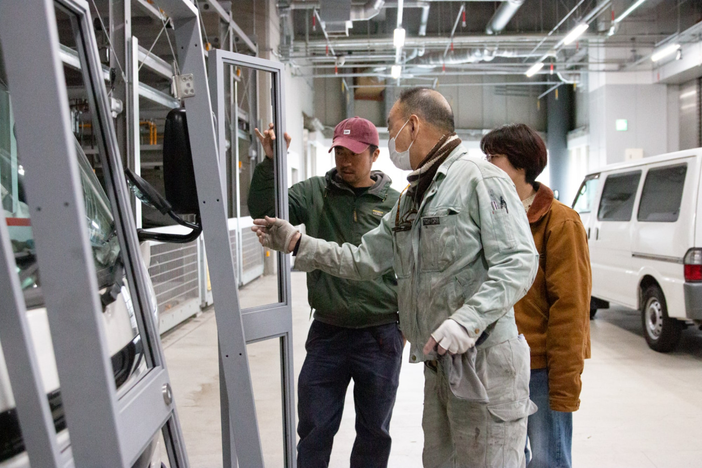 このスチールドアは、山下がかれこれ1年ほど開発を続けているアイテム。