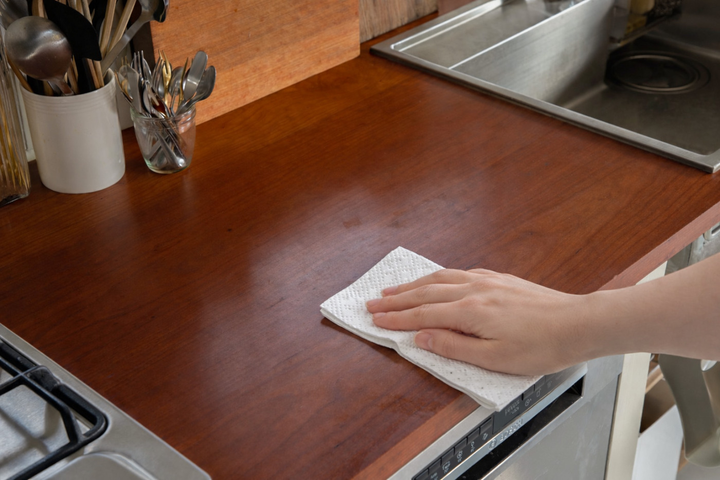 キッチン天板、​実際に​使ってみて​どう？素材別にリアルな使用感とお手入れ事情を徹底レポート39