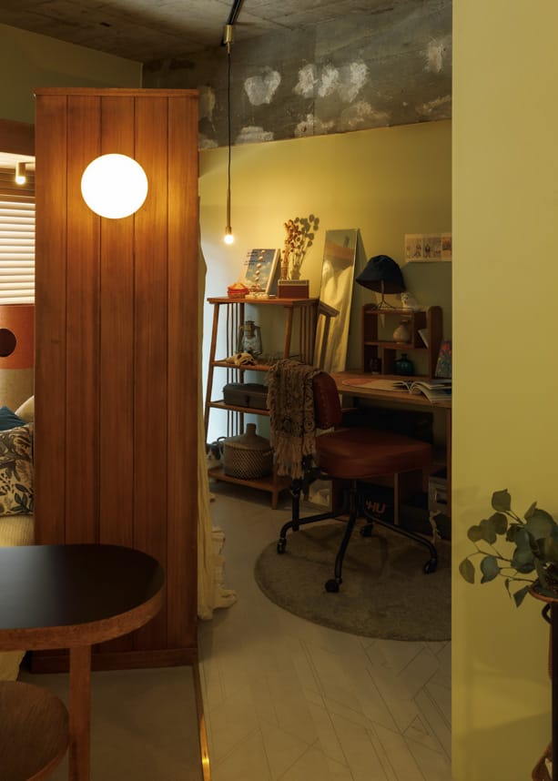 “斜め”がいろんな景色を生み出す。44㎡のキャンバスに描く、私だけの暮らし19