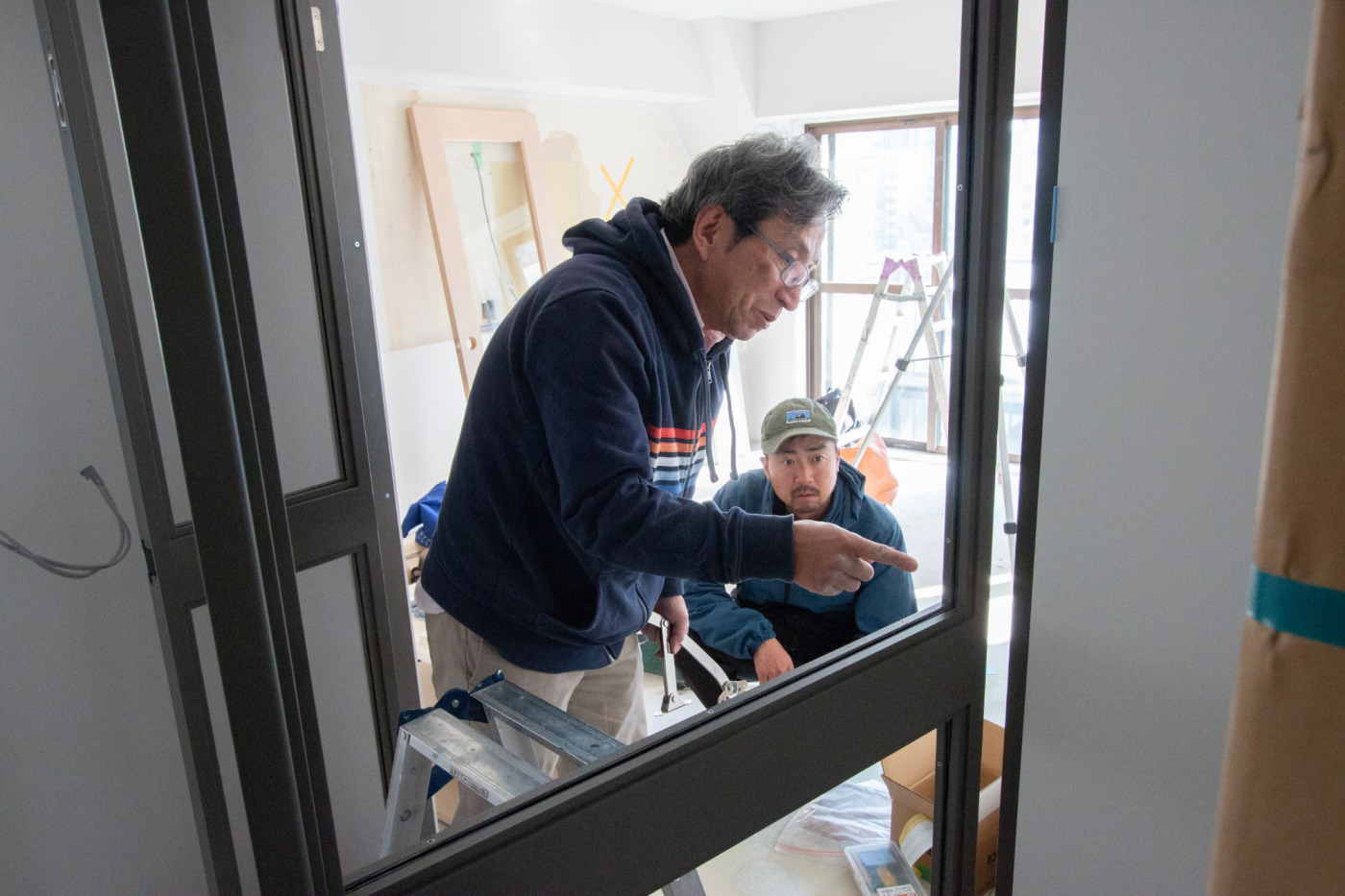 『studyroom#2』のプロジェクトマネージャーを務める、工事班の一杉も登場。作業感をシェアします。