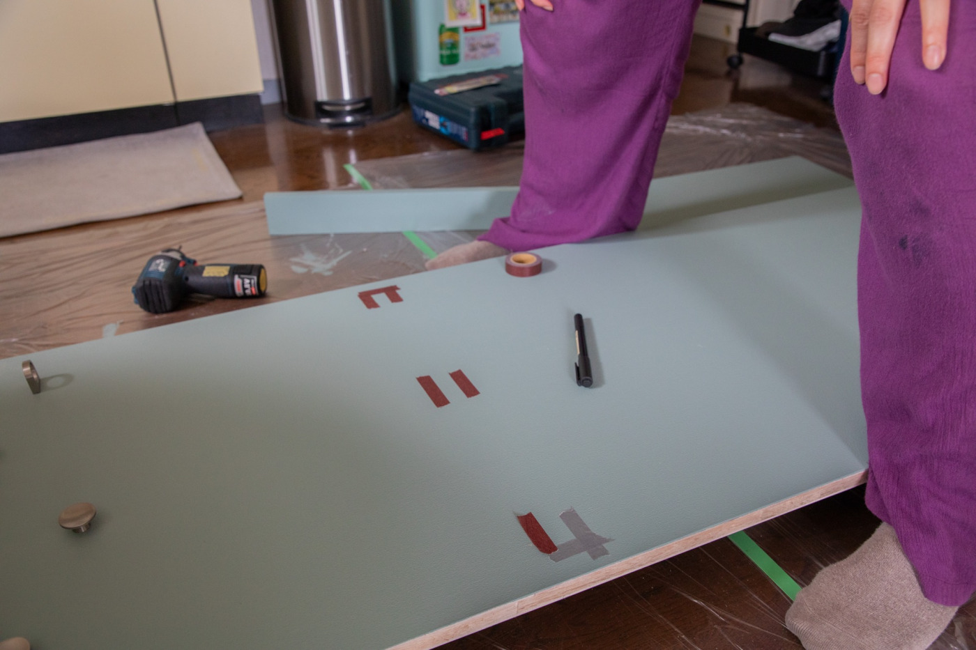 壁に穴を開けない「壁面収納DIY」。賃貸でもできる、立てかけ収納をつくってみた！75